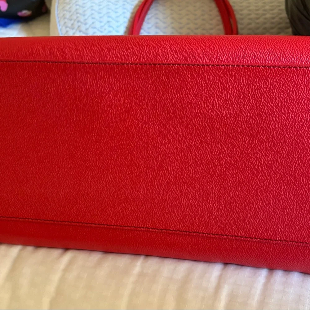 Tory Burch Classic Red Tote - Picture 6 of 12